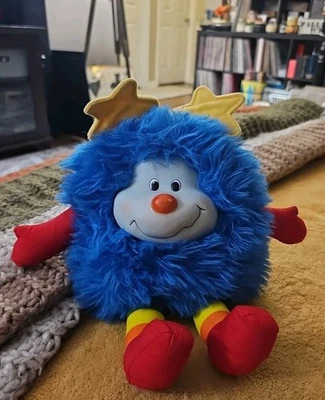 Rainbow Brite 12" BLUE CHAMP Sprite Mattel Hallmark Plush 1983 Vintage *Read* - Image 1 of 4