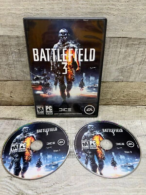 Battlefield 3 (PC Game DVD-ROM, 2011) 2 Disc - Image 1 of 4
