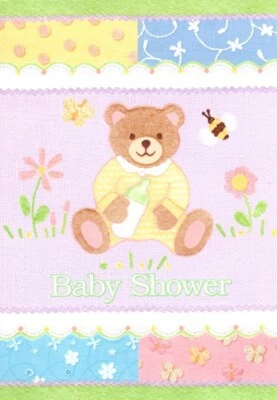 Baby Boy Girl Shower Brown Teddy Bear Bears Honeybee Invitations  - Set of 5 - Image 1 of 3