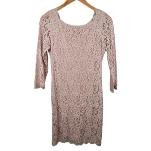 Authentic Diane von Furstenberg Zarita Lace DVF Cocktail Sheath Dress Size 8 - Picture 1 of 14