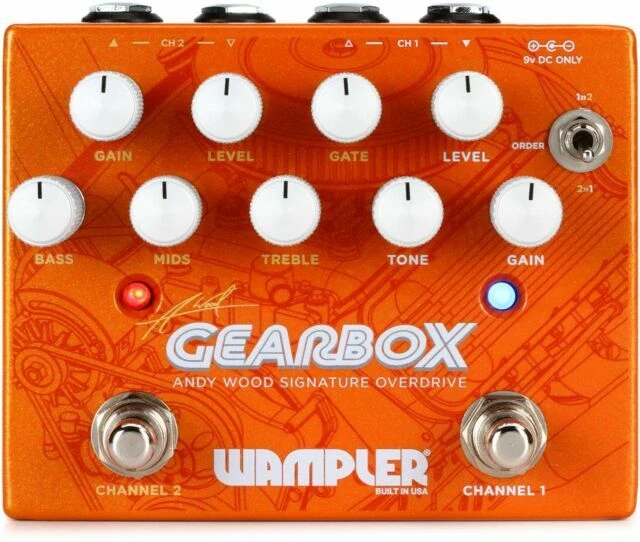 Pedal Overdrive Wampler Gearbox Andy Wood Signature Foto 1 de 1