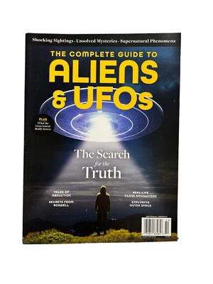 The Complete Guide to Aliens and UFOs Illustrated Magazine 2021 Sci-fi - Image 1 of 4