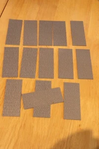 12 gepflasterte Straße + Kreuzung 15 mm Wargaming 1815 Napoleonisch 1. Weltkrieg 2. Weltkrieg ACW usw. (b) - Bild 1 von 4