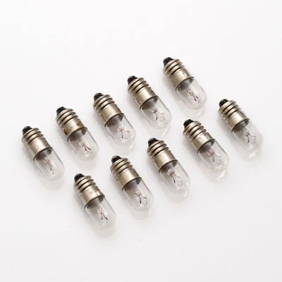 10 x 8V 2.4W 300mA 0.3A E10 10x28 / Bulb Lamp / Lamp Bulb / Scale Lamps - Image 1 of 2
