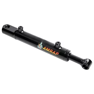 2x14 Hydraulic Cylinder 2" Bore 14" Stroke - Double Acting Welded Tang Universal - Picture 1 of 6