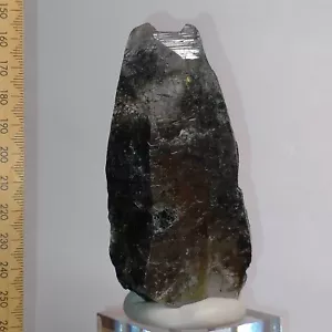Quartz crystal w/ Black Tourmaline Schorl needle inclusions specimen 0.26kg - Bild 1 von 7