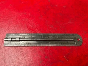 CHESTERMAN Extremely Rare Depth Gauge 4" Rule No.1224 Made in Sheffield - Picture 1 of 4