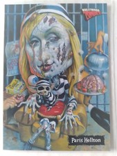 2007 Topps Hollywood Zombies Trading Card single Promo Card Paris Hellton P3