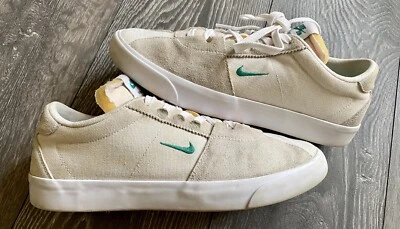 NIKE SB ZOOM BRUIN EDGE HACK PACK, Talla 8, Blanco, Verde Neptuno, Genuino, En muy buena condición Foto 1 de 4