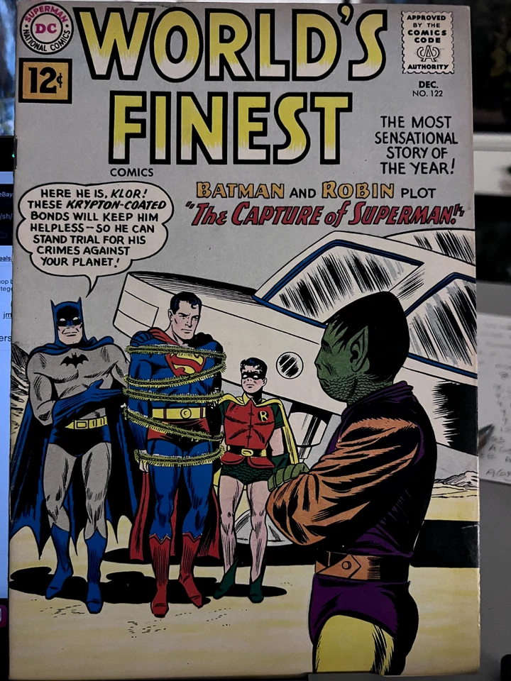 World's Finest #122 VF The Capture of Superman - Image 1 of 1