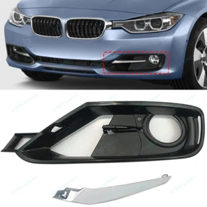 Front Fog Light Cover Grille Trim l Fit For BMW 3 Series F30 F35 2012-15,LH,2PCS - Picture 1 of 8