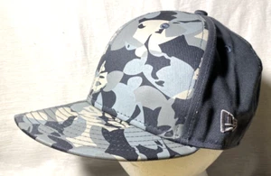 Ekocycle Hat New Era 5950 Fitted Grey Camo Cap Men's Size 6 7/8 - Picture 1 of 9