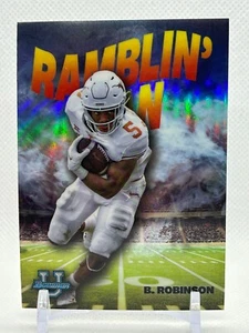 2022 Bowman U  Chrome - Bijan Robinson RM-1 - 'Ramblin' Man' Insert Card! - Picture 1 of 2