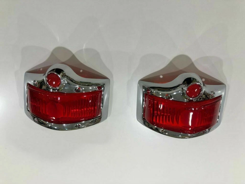 1950 1951 1952 Plymouth Special Deluxe Tail Light with lenses Pair. - Image 1 of 3