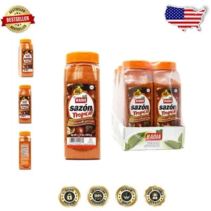 Pack of 6 Sazon Tropical Seasoning -Flavorful Blend of Annatto & Coriander - Picture 1 of 9