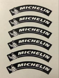 Reifenbeschriftung Markierung MICHELIN II Aufkleber Ertl AutoArt Tamiya 1:18 - Bild 1 von 1