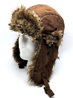 DAKOTA DAN hat fur-lined brown trapper cap One Size Fits Most