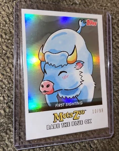 2021 Topps METAZOO SERIES 0 3F FIRST SIGHTINGS Babe The Blue Ox 10/99 RARE! 🔥 - Picture 1 of 3