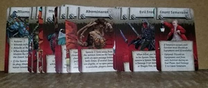 Zombicide White Death Abomination & Necromancer Update Cards Promos Only - Picture 1 of 3