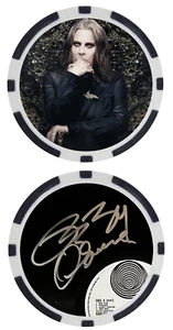 OZZY OSBOURNE - MUSIC LEGENDS - POKER CHIP - ***SIGNED*** - Picture 1 of 2