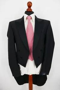 Scabal Frack Cutaway talla 102 lana virgen mohair cachemira NUEVO con etiqueta - Imagen 1 de 10
