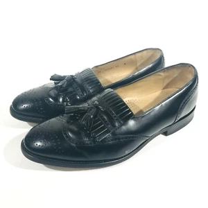 J Murphy by Johnston and Murphy schwarze Leder Kiltie Quaste Halbschuhe Größe 10 M - Bild 1 von 9