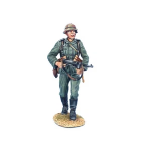 GERSTAL065 German Soldier Walking with MP40 and Helmet Cover by First Legion - Picture 1 of 3