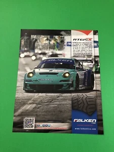 PORSCHE IMSA RACING FALKEN TIRE ORIGINAL PRINT AD ADVERTISEMENT PRINTED - Picture 1 of 1