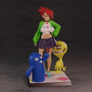 Frankie | 3D Printed Figure | Painted or Model Kit | Designed by PolyBitsArt - Picture 1 of 1