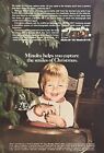 Minolta SR-T 101 SR-T 102 Child High-Chair Smile Christmas Vintage Print Ad 1974