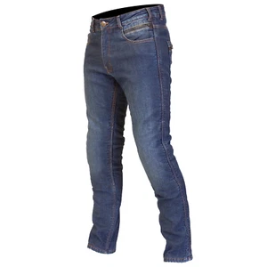 Pantalones de mezclilla cortos impermeables Merlin Mason para motocicleta - azul oscuro - Imagen 1 de 12