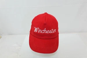 Hat Advertising Winchester Red Corduroy w/ Embroidered Logo Baseball Cap - Picture 1 of 8