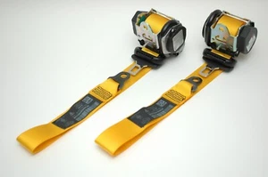 Cinturones de seguridad Porsche 987 Boxster velocidad amarillo 98780303302V02 98780303404V02 - Imagen 1 de 6