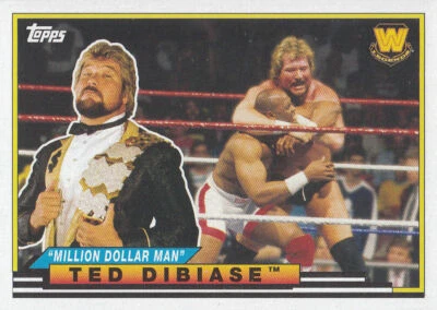 "Million Dollar Man" Ted DiBiase 2018 Topps Heritage WWE Big Legends Card #BL-35 - Image 1 of 2