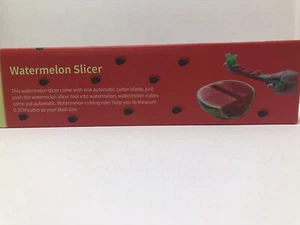 Watermelon Cuber Slicer Stainless Steel One-Push Melon Cutter - Picture 1 of 4