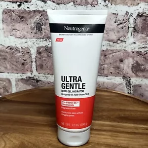 Neutrogena Ultra Gentle Body Gel Moisturizer / Acne Prone Skin - 7oz - New - Picture 1 of 3
