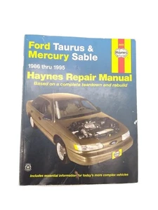 Haynes Repair Manual 36074 (1421) Ford Taurus & Mercury Sable 1986 thru 1994 - Picture 1 of 5
