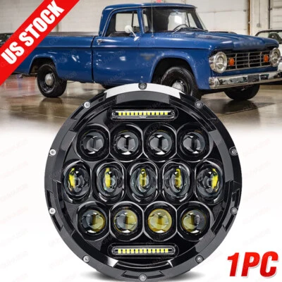 Faro LED redondo de 7 pulgadas para camioneta Dodge D100 D150 D200 D300 Dart Ramcharger Foto 1 de 4