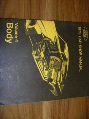 Ford Gran Torino 1973 carrocería manual de reparación de taller volumen 4 Foto 1 de 2