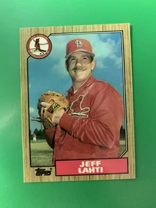 1987 Topps Tiffany Jeff Lahti St. Louis Cardinals #367 - Picture 1 of 2