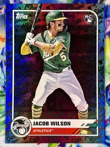 2025 Topps All Star Game Jacob Wilson RC Purple Foil #16/75 - Picture 1 of 3