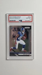 2018 Panini Prizm SAQUON BARKLEY Rookie Card RC PSA 10 GEM MINT Eagles - Bild 1 von 2