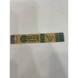 Vintage Clearfield Diner Matchbook Cover Advertising Collectible Restaurant - Picture 1 of 2