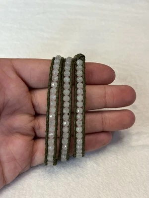 Pulsera envolvente de cuarzo rosa Chan Luu de 3 capas Foto 1 de 4