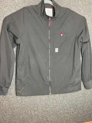 Topo Designs Lightweight Windbreaker Jacket Mens Large Black Full Zip - Image 1 of 4