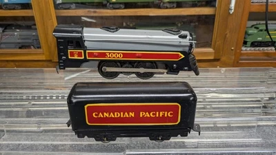 Motor de vapor Marx Canadian Pacific calibre 3000 O con licitación - restaurado - probado Foto 1 de 4