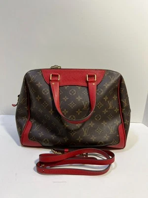 Bolso Louis Vuitton casi nuevo Retiro marrón y rojo monograma lona T_ZY0000139757 Foto 1 de 4