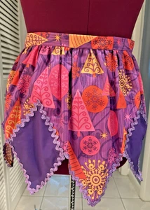 Vintage Half Apron Handmade Ladies Sewing Christmas - Bild 1 von 12