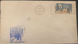 GEMINI 9 Launch + Official NASA Blue Cachet  ; KSC 3 June 1966 + GOODARD STAMP - Picture 1 of 8