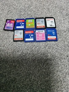 Used SD Cards x9 - Picture 1 of 2